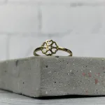 خرید آنلاین انگشتر طلا مینیمال 18 عیار