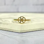 خرید انگشتر طلا مینیمال سبک وزن