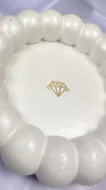 آویز لیزر الماس طلا 18 عیار با وزن سبک