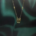 عکس مدل آویز گردنی طرح کادو طلا