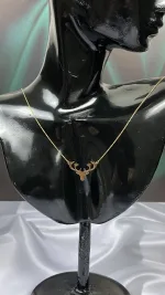 عکس مدل آویز گردنی طلا طرح گوزن