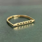قیمت خرید انگشتر خطی طلا زنانه