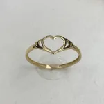 انگشتر طلا سبک طرح مینیمال قلبی