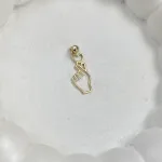 عکس مدال طلا ریخته طرح دست