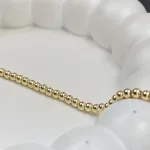 دستبند طلا طرح گوی لوکس