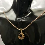 قیمت خرید پلاک لیزر طلا طرح انار با حکاکی عشق