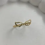 قیمت خرید انگشتر طلا طرح مینیمال بال فرشته