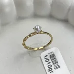 قیمت خرید انگشتر مروارید طلا لیبرا