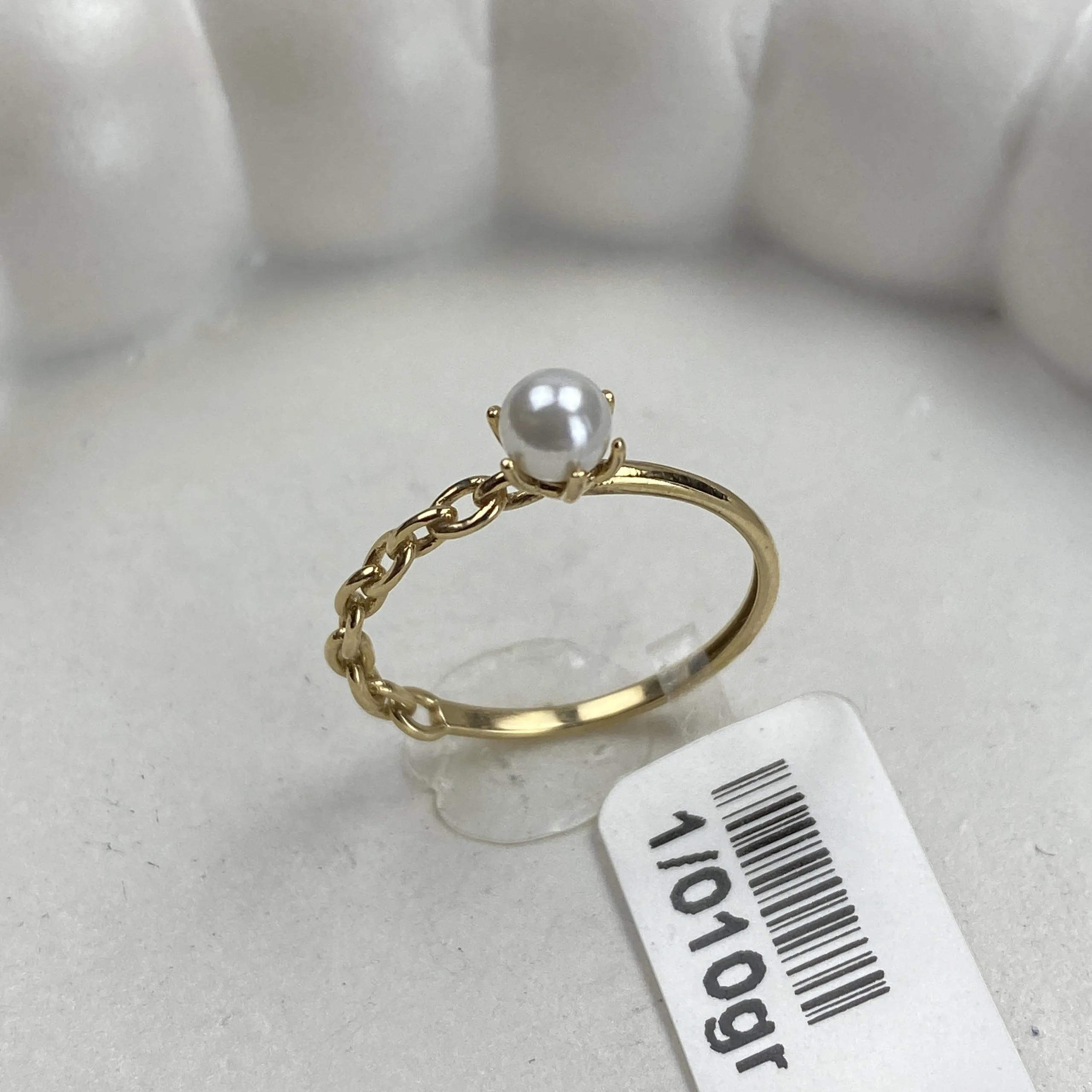 انگشتر زنانه مروارید طلا لیبرا کد 1098