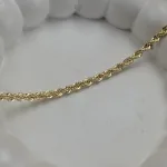 زنجیر طلا طنابی دخترانه