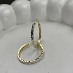 قیمت گوشواره حلقه ای کارلوس