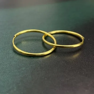 گوشواره حلقه ای ساده