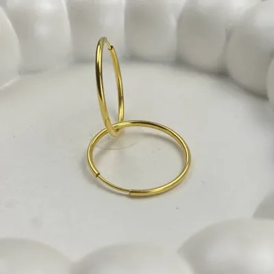 عکس گوشواره حلقه ای ساده