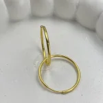 گوشواره حلقه ای ساده بزرگ