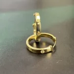 عکس گوشواره حلقه ای پیچ