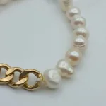 قیمت دستبند طلا زنانه مروارید دار