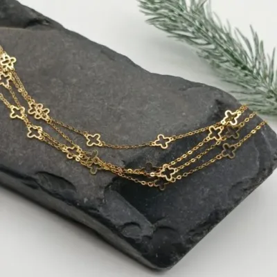 عکس نیم ست طلا ونکلیف