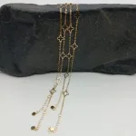 دستبند طلا زنانه ونکلیف توخالی