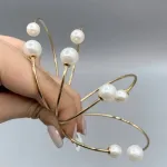 قیمت دستبند بنگل دو سر مروارید