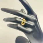 عکس انگشتر طلا طرح گره زنانه