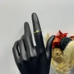 انگشتر سبک لوکس طلا طرح گل2 زنانه