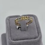 انگشتر مفتول البرنادو دو رج بازو طرح دار زنانه