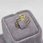 انگشتر طلا زنانه طرح دختر کد 1210