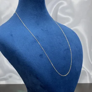 زنجیر طلا فلامینگو زنانه ساده و ظریف