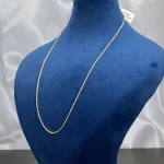 زنجیر طنابی طلا زنانه