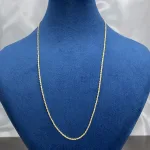 عکس زنجیر طنابی طلا زنانه