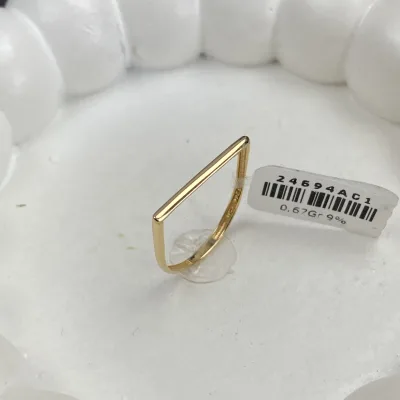 انگشتر خطی ساده