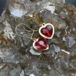 قیمت گوشواره طلا قلب