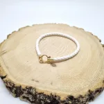 عکس دستبند طلا امگا قفل طوطی