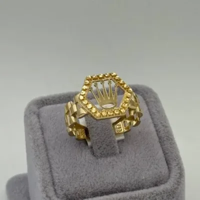 قیمت انگشتر طلا زنانه پورتوفینو تاج 18 عیار