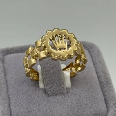 قیمت انگشتر طلا زنانه پورتوفینو تاج نمادار