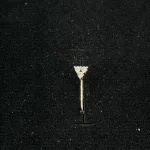 قیمت پیرسینگ طلا زنانه نگین دار 18 عیار