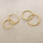 گوشواره حلقه ای طلا دخترانه