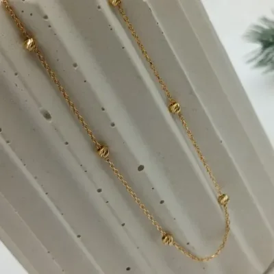 قیمت گردنبند گوی البرنادو وسط طلا زنانه و دخترانه