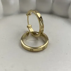 گوشواره طلا حلقه ای زنانه