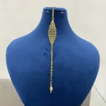 قیمت دستبند طلا دست دوم نمادار لوزی شکل زنانه