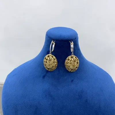 قیمت گوشواره طلا کلیپسی زنانه 18 عیار