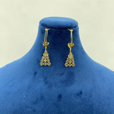 خرید گوشواره طلا دست دوم سبک زنانه نمادار