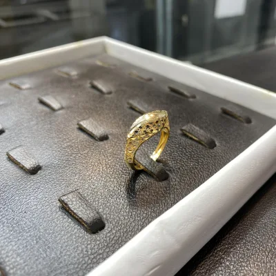 عکس مدل انگشتر طلا دست دوم زنانه و دخترانه طلای 18 عیار