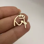 قیمت پلاک لیزری طلا ذوق زنانه و دخترانه سبک و زیر یک گرم