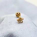 پيرسينگ بینی طلا دخترانه