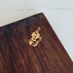 عکس پلاک لیزری طلا نوزاد دخترانه زیر یک گرم کادویی