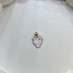 عکس مدل پلاک طلا میناکاری کیتی نوزادی نمادار