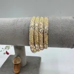 النگو تراش دار طلا زنانه