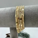 قیمت النگو طلا طرح دامله راما زنانه و دخترانه نمادار