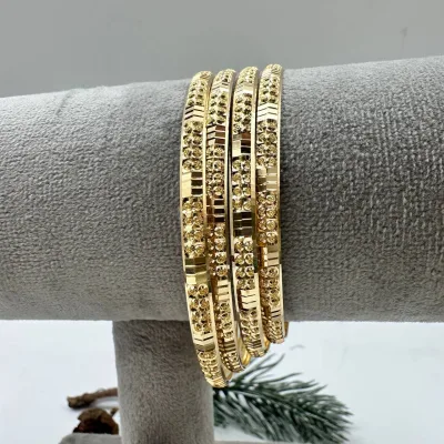 قیمت النگو طلا طرح دامله راما زنانه و دخترانه نمادار